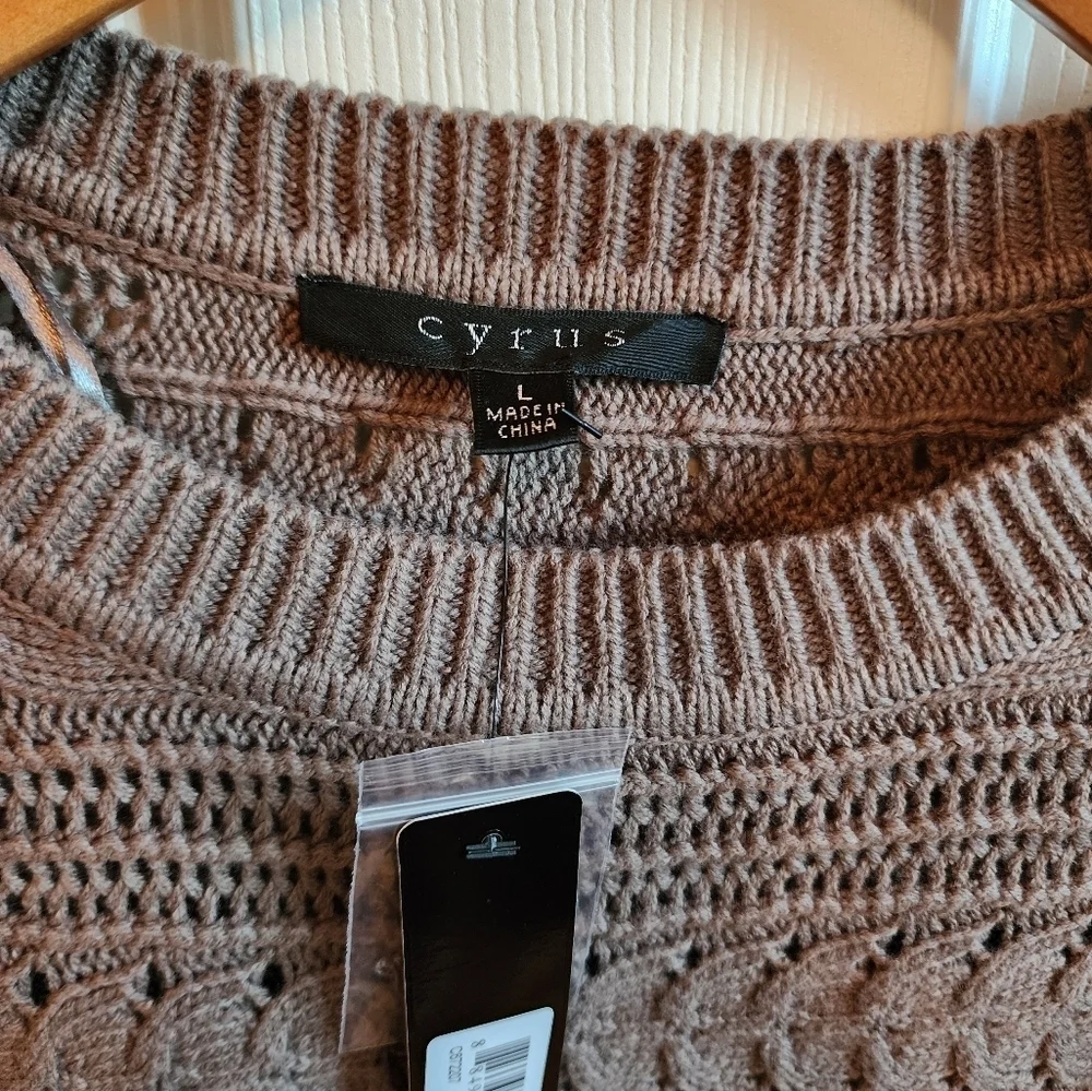 Cyrus Pullover Knit Sweater Large